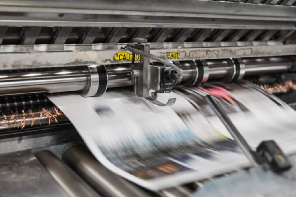 Printing newspapers